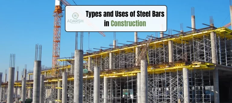 steel bars in construction